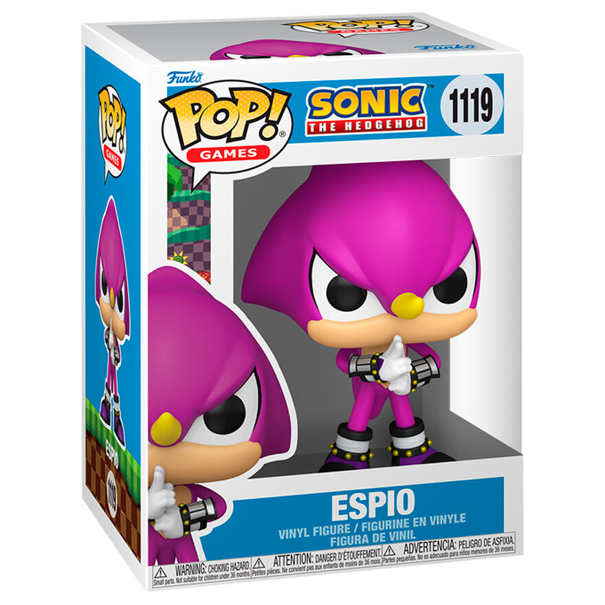 Sonic the Hedgehog POP! Games Vinyl Figura Espio the Chameleon 9 cm