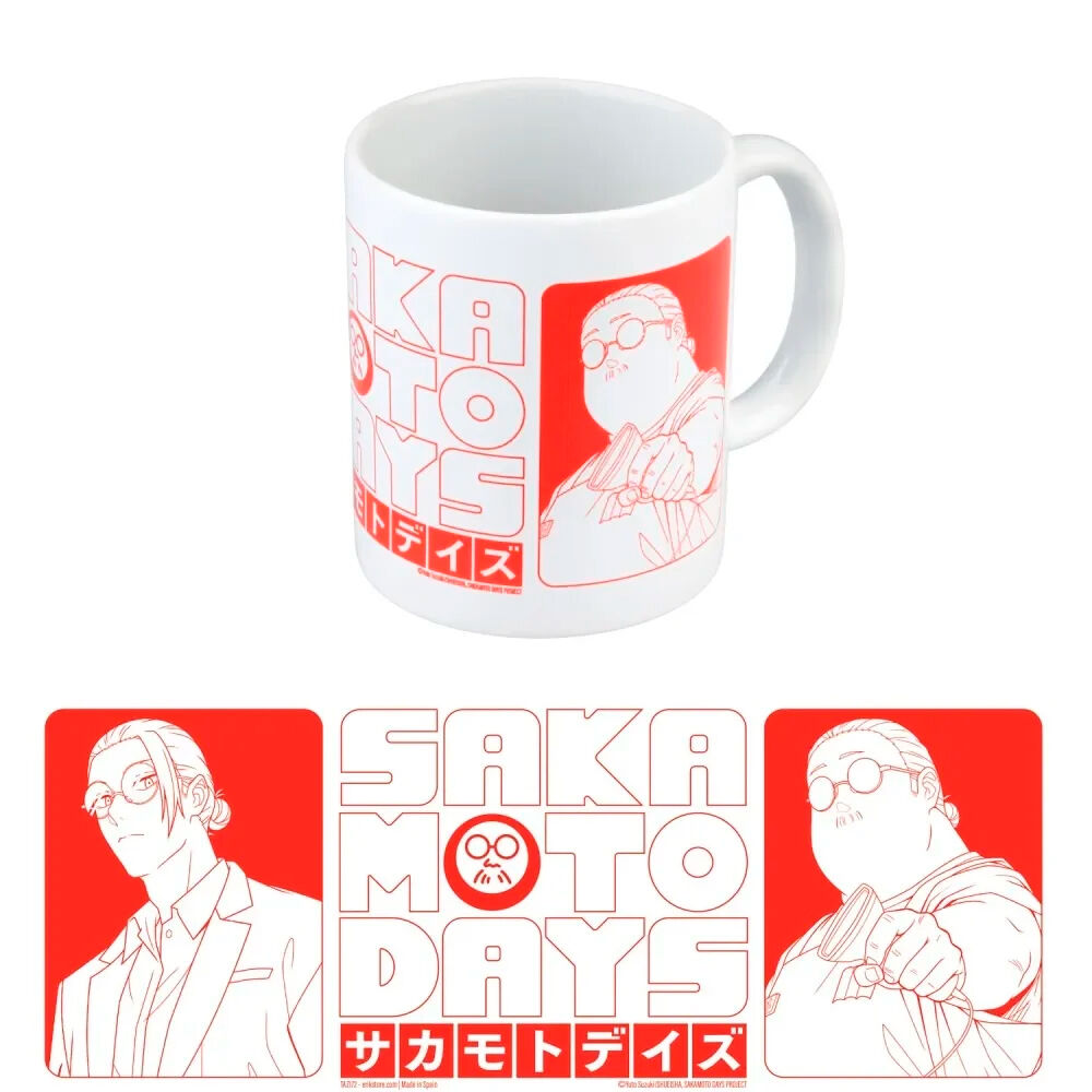 Taza Sakamoto Days 350ml Frikytopia