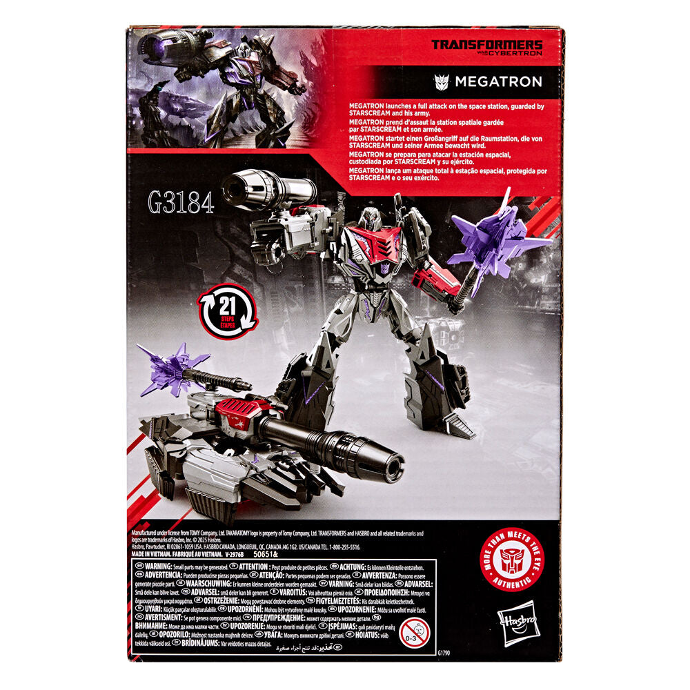 Figura Hasbro Transformers War For Cybertron Studio Series Voyayer Class Megatron 16.5 cm