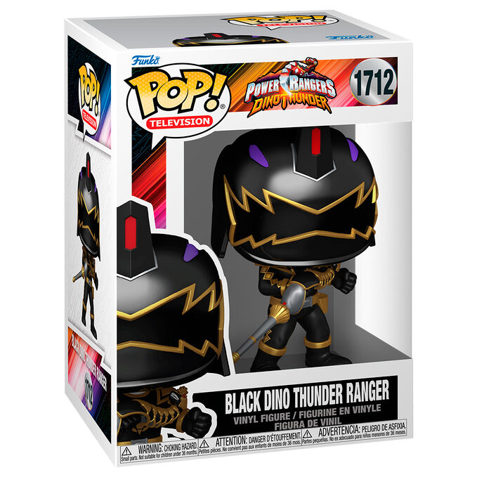 Power Rangers Generations (Tommy) POP! Movies Vinyl Figuren Black Dino Ranger 9 cm