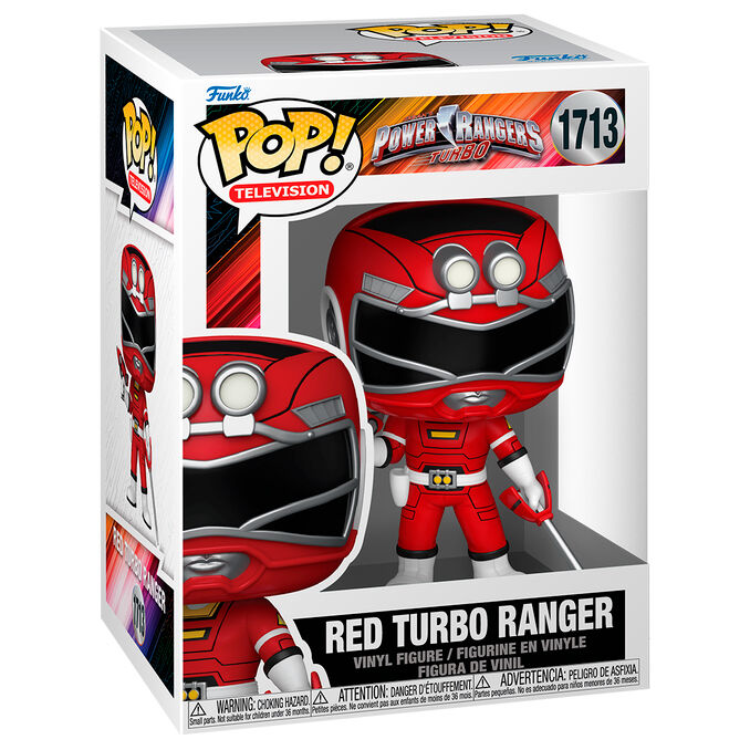 Power Rangers Generations (Tommy) POP! Movies Vinyl Figuren Turbo - Red Ranger 9 cm