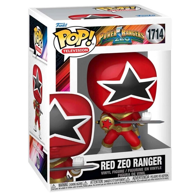 Power Rangers Generations (Tommy) POP! Movies Vinyl Figuren Zeo - Red Ranger 9 cm