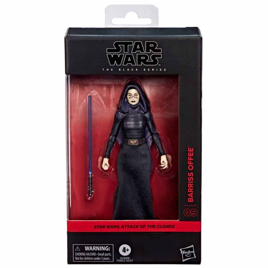 Figura hasbro star wars the black series attack of the clones barriss offee