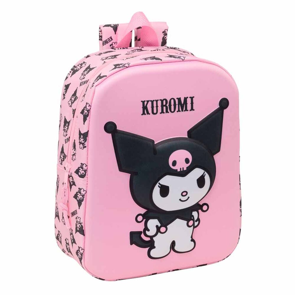 Mochila 3D Kuromi Hello Kitty 27cm Frikytopia