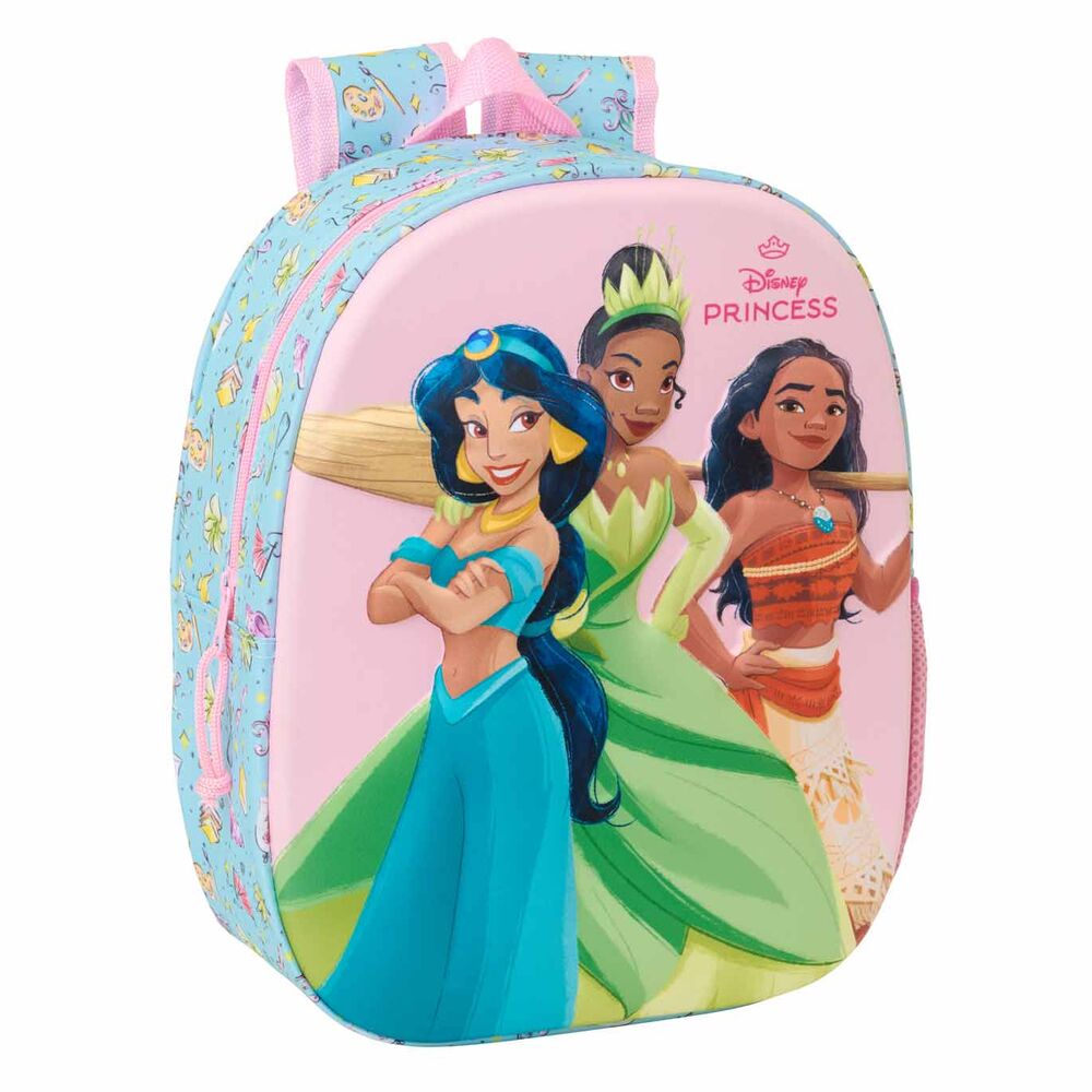 Mochila 3D Princesas Disney 33cm Frikytopia