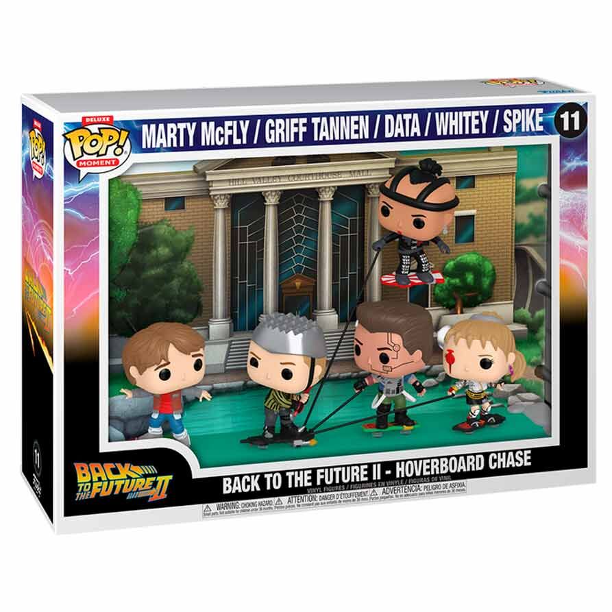 Regreso al futuro Pack de 5 POP Moments Deluxe Vinyl Figuras Hoverboard