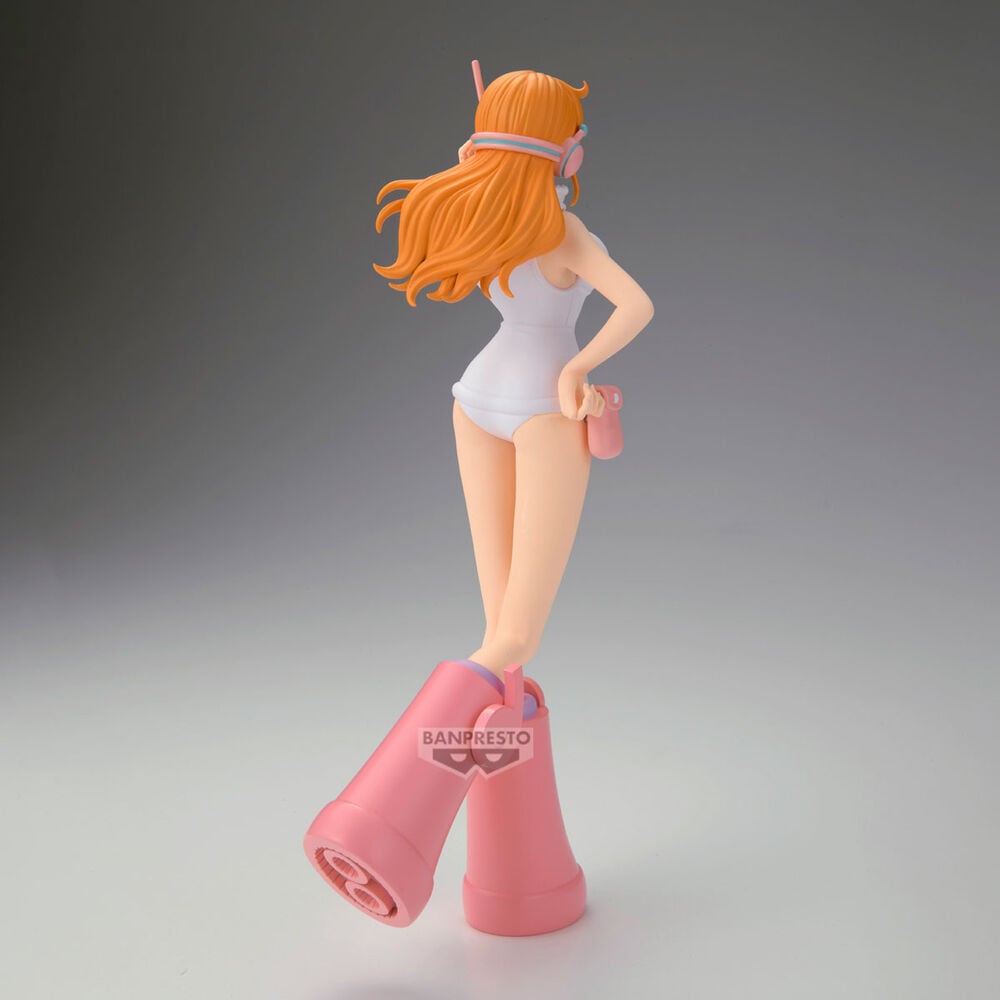 Figura banpresto one piece glitter & glamours egghead nami 23cm