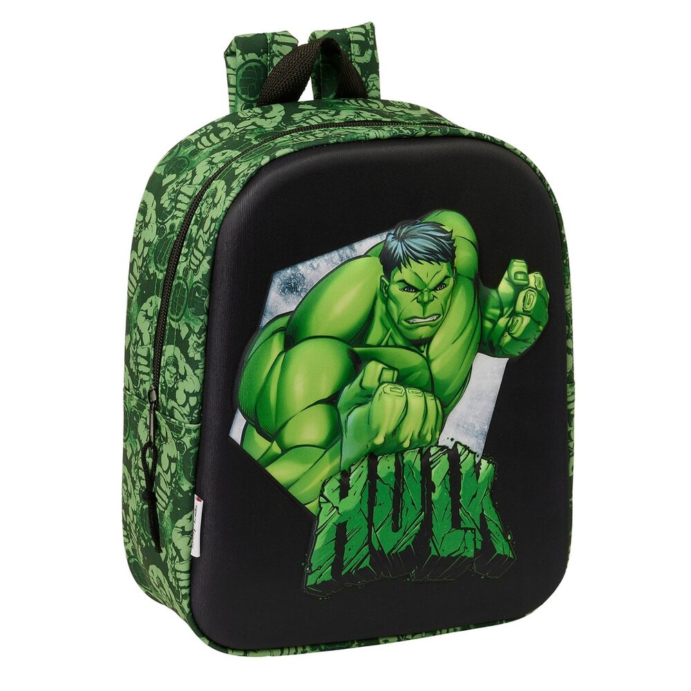 Mochila 3D Hulk Marvel 27cm Frikytopia