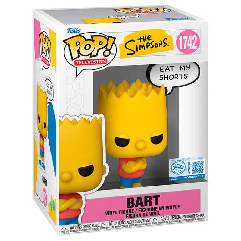 Funko pop! los simpsons bart eat my shorts!