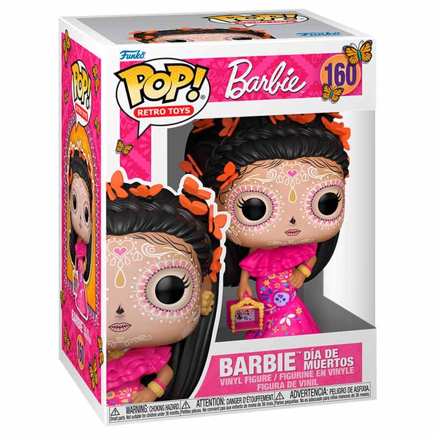 Barbie POP! Retro Toys Vinyl Figura Barbie Dia de los Muertos 9 cm