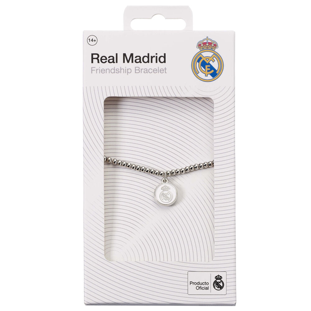 Pulsera Real Madrid plateada