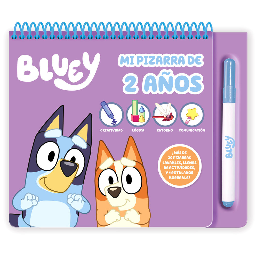 Mi Pizarra Actividades 2 Años Bluey español Frikytopia