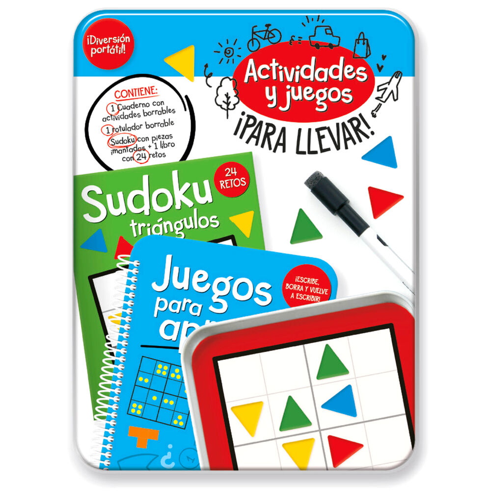 Kit Actividades Portatil Retos de Ingenio español Frikytopia