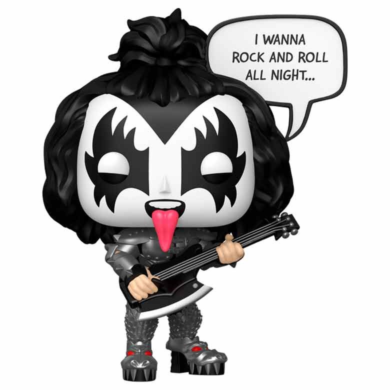 KISS POP! Sayings Vinyl Figura The Demon(R&R All Night) 9 cm