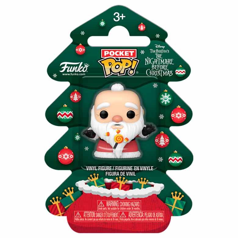 El extraño mundo de Jack Holiday 2025 Llaveros Pocket POP! Vinyl SandyCLS Tree Holiday Box 4 cm
