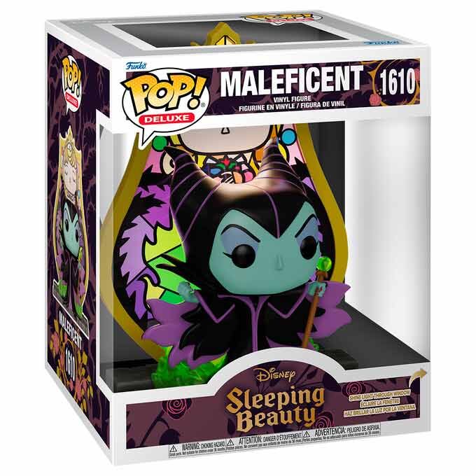 Disney POP! Deluxe Vinyl Figura Maleficent (Glass) 9 cm