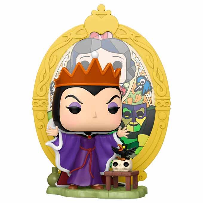 Disney Villians POP! Deluxe Vinyl Figura Evil Queen(Glass) 9 cm