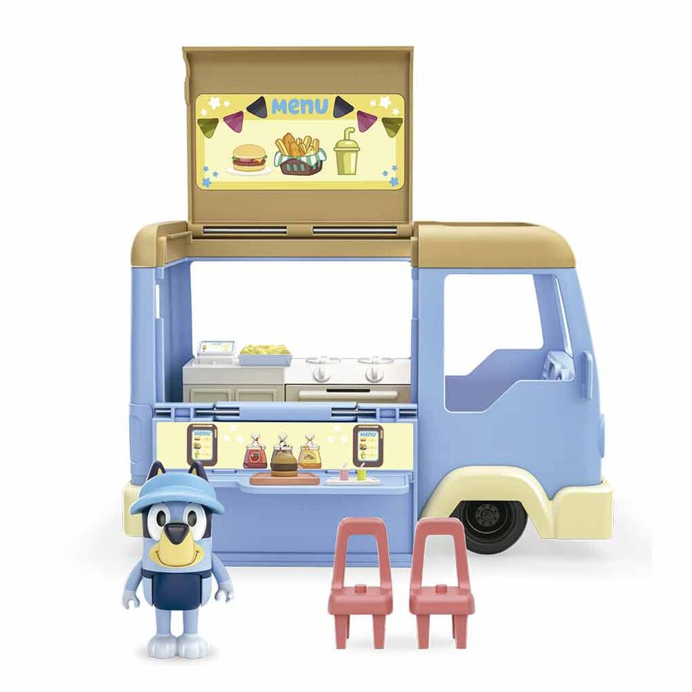 Food Truck + figuras Bluey Frikytopia