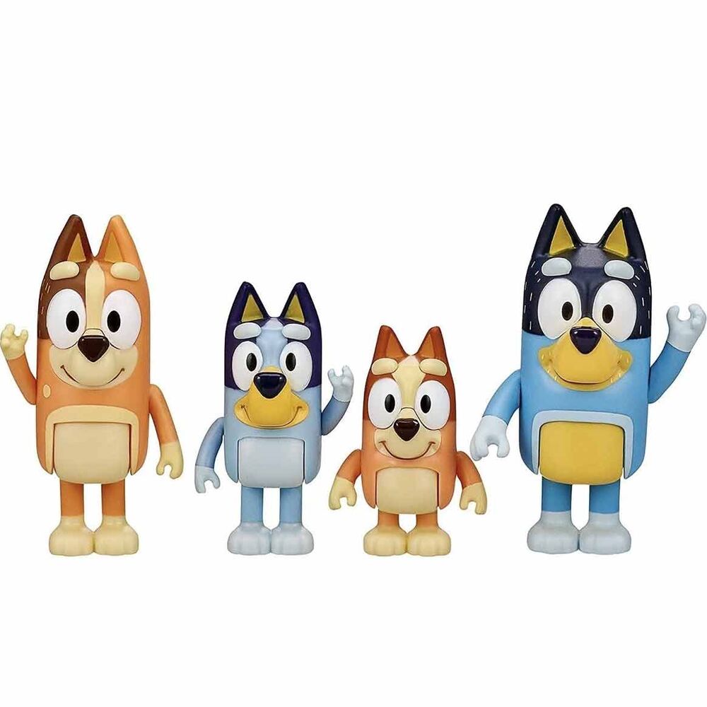 Bluey 4 pack Figuras