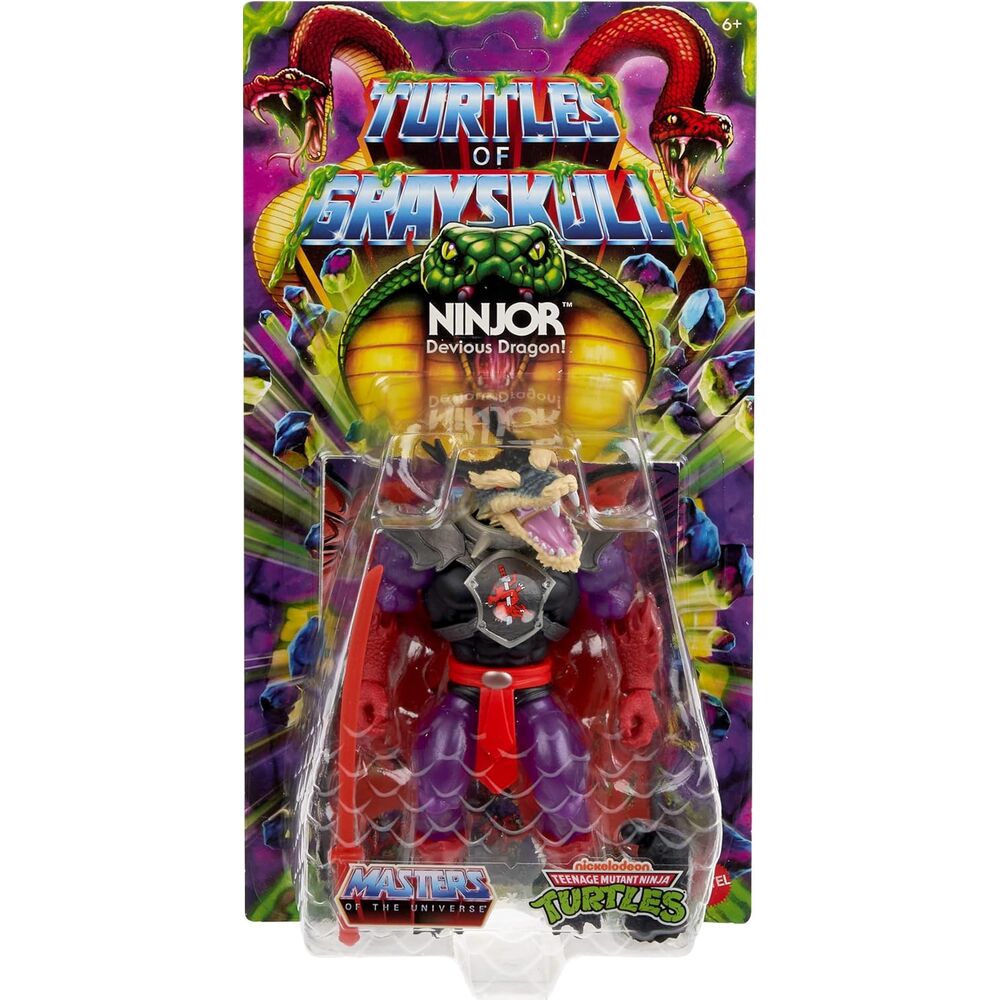 MOTU x TMNT: Turtles of Grayskull Figura Mutated Ninjor 14 cm