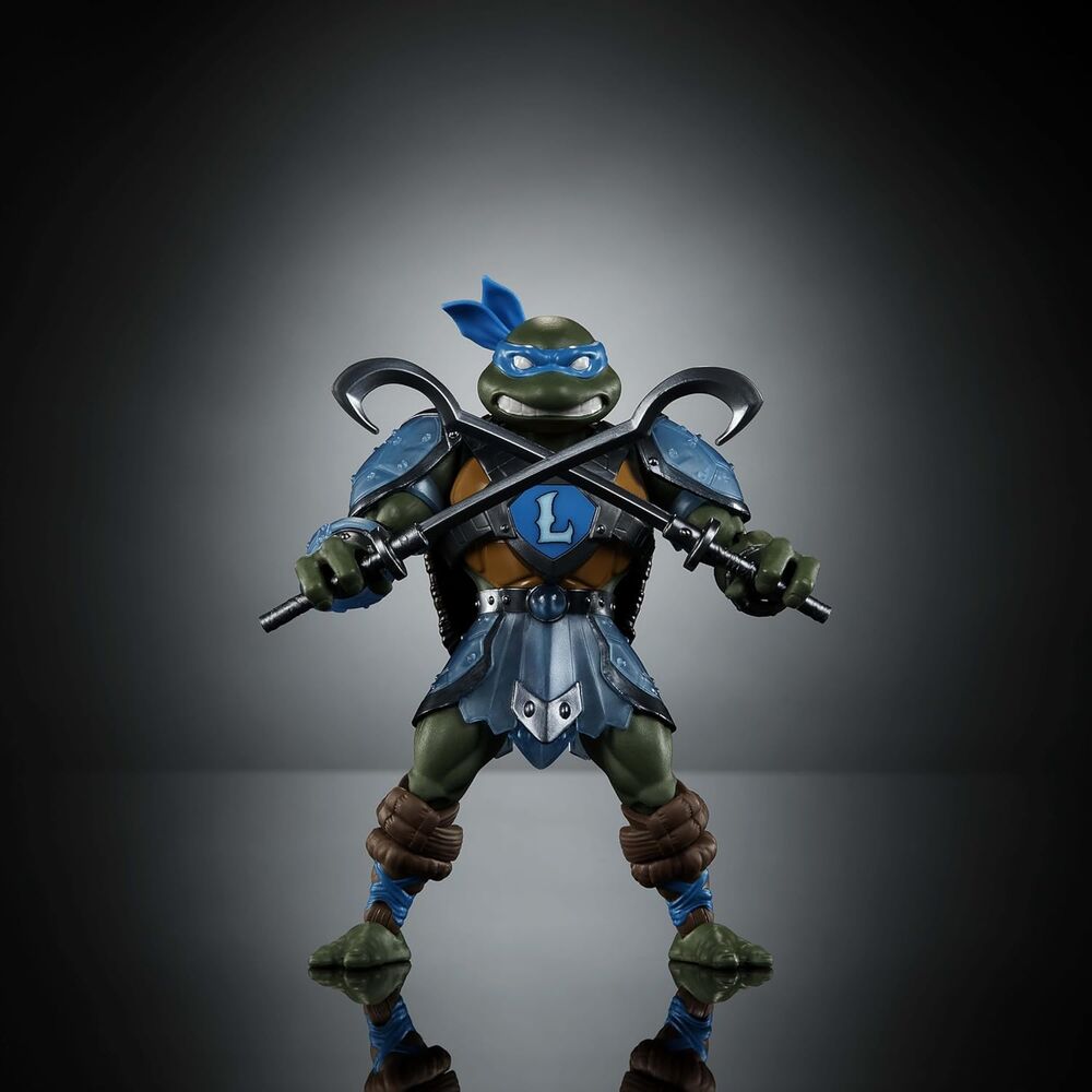 MOTU x TMNT: Turtles of Grayskull Figura Leonardo 14 cm