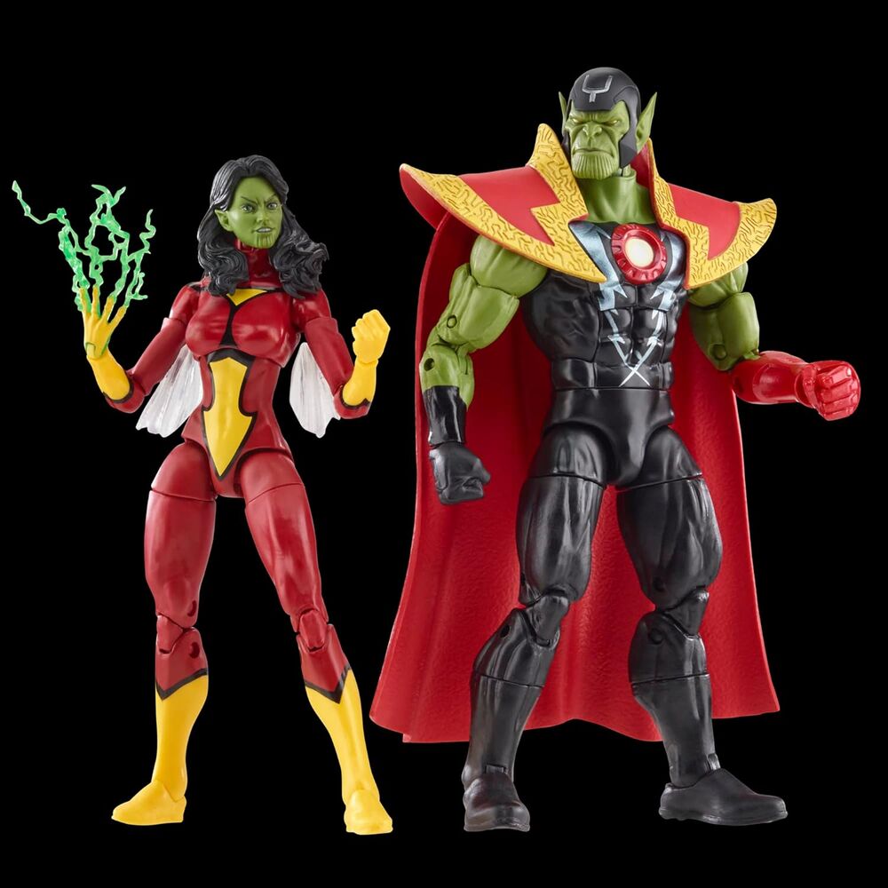 Figuras Skrull Queen & Super Skrull Beyond Earth Mightiest Los Venga