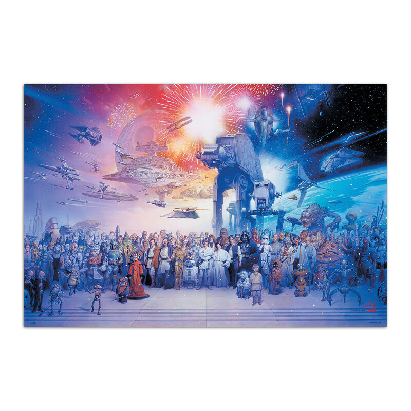 Poster Legado Personajes Star Wars Frikytopia