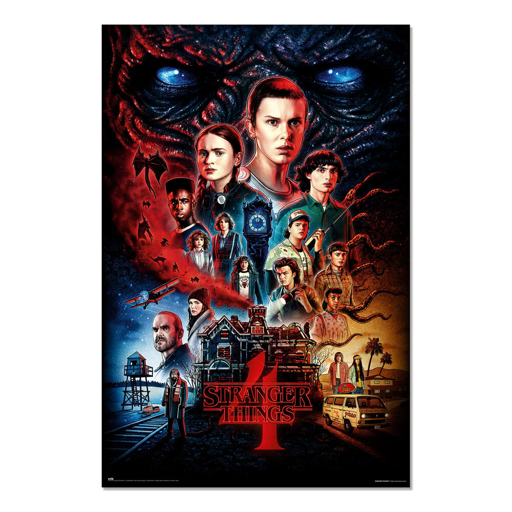 Poster Casa Vecna Stranger Things 4 Frikytopia