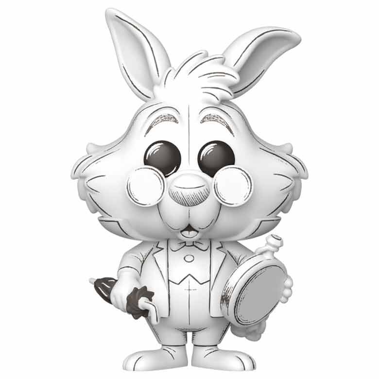 Disney POP! Vinyl Figura Sketched- White Rabbit 9 cm