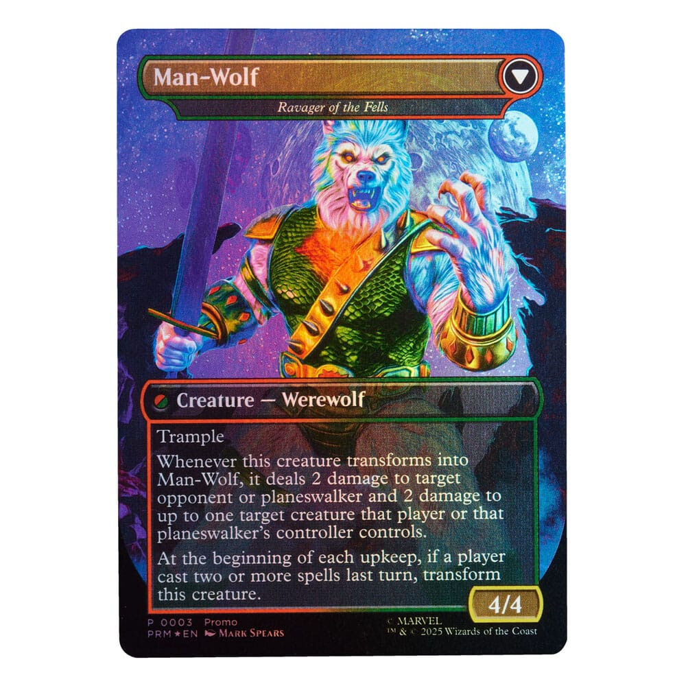 Figura Man-Wolf Magic The Gathering Spider-Man Marvel 15 cm