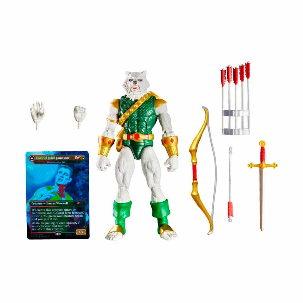 Figura Man-Wolf Magic The Gathering Spider-Man Marvel 15 cm