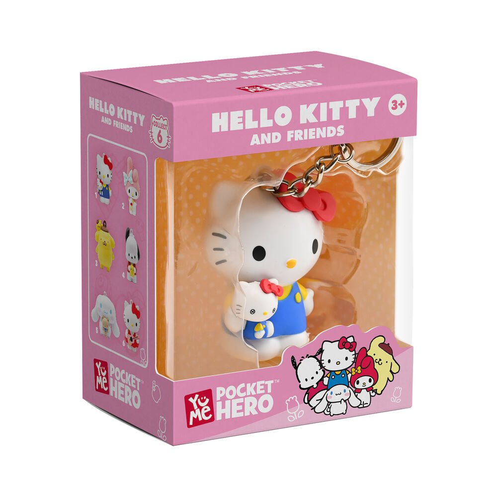 Sanrio Llaveros Pocket Hero Hello Kitty and Friends Expositor (12)