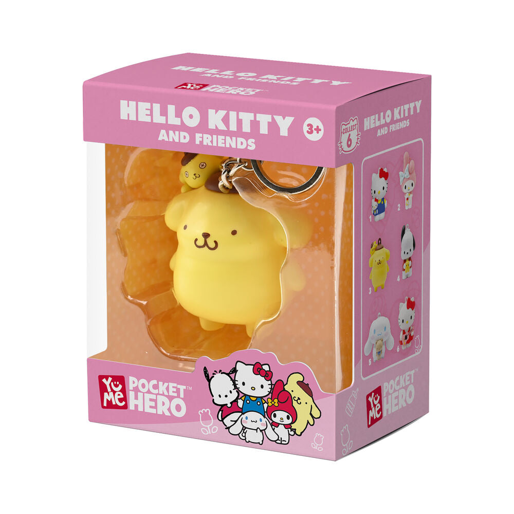 Sanrio Llaveros Pocket Hero Hello Kitty and Friends Expositor (12)