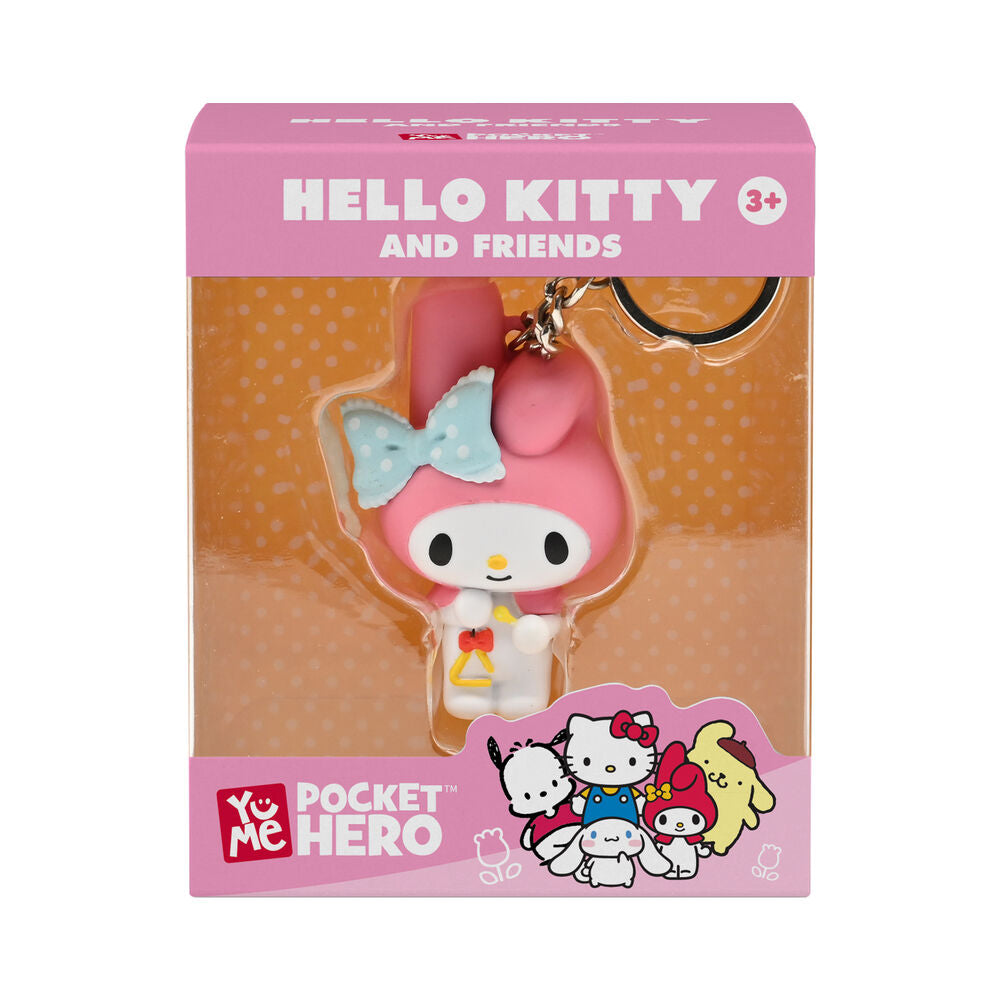 Sanrio Llaveros Pocket Hero Hello Kitty and Friends Expositor (12)