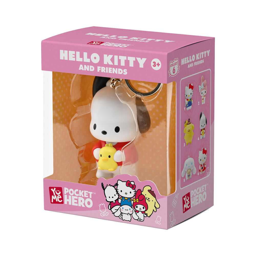 Sanrio Llaveros Pocket Hero Hello Kitty and Friends Expositor (12)