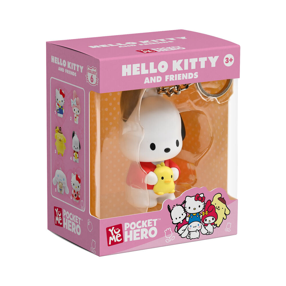 Sanrio Llaveros Pocket Hero Hello Kitty and Friends Expositor (12)