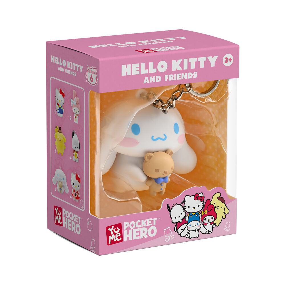 Sanrio Llaveros Pocket Hero Hello Kitty and Friends Expositor (12)