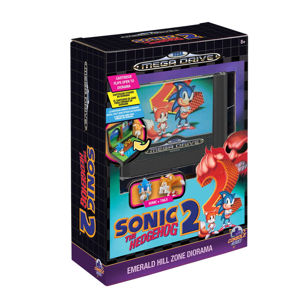 Diorama Mega Drive Sonic The Hedgehog 2 Console Heroes Frikytopia