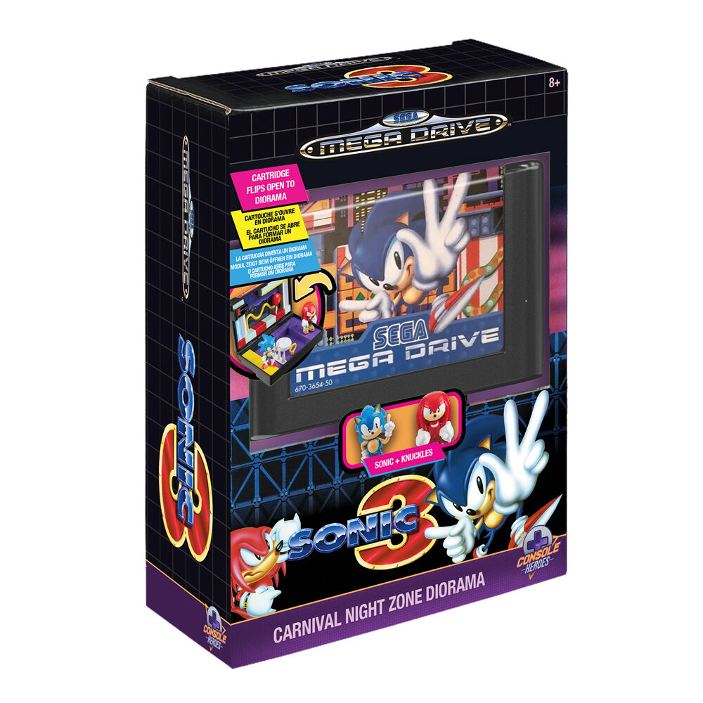 Diorama Mega Drive Sonic The Hedgehog 3 Console Heroes Frikytopia