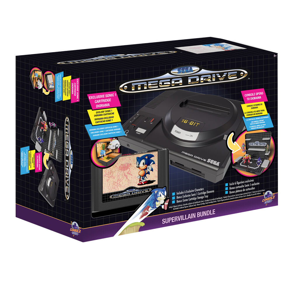 Diorama Mega Drive Boss Level 1 Sonic the Hedgehog Console Heroes Frikytopia