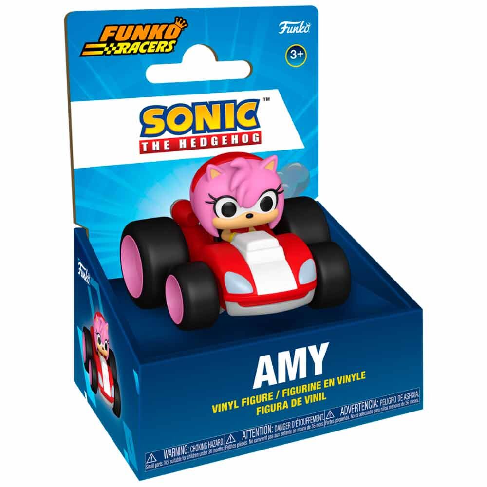 Sonic The Hedgehog Super Racers Diecast Figura Amy Rose 5 cm