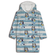 Bata sudadera oversize Bluey infantil