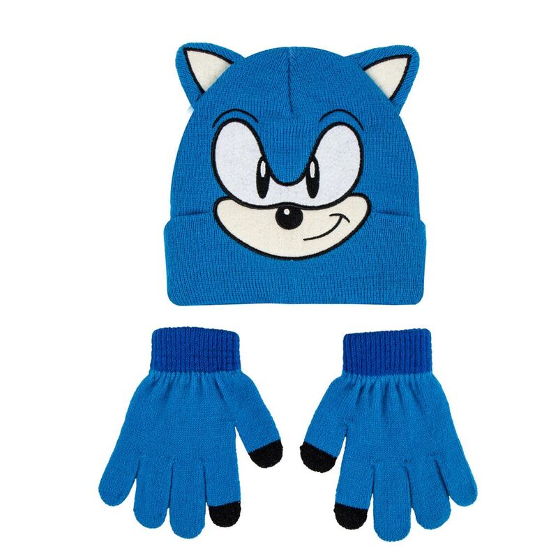Set gorro y guantes Sonic The Hedgehog Frikytopia