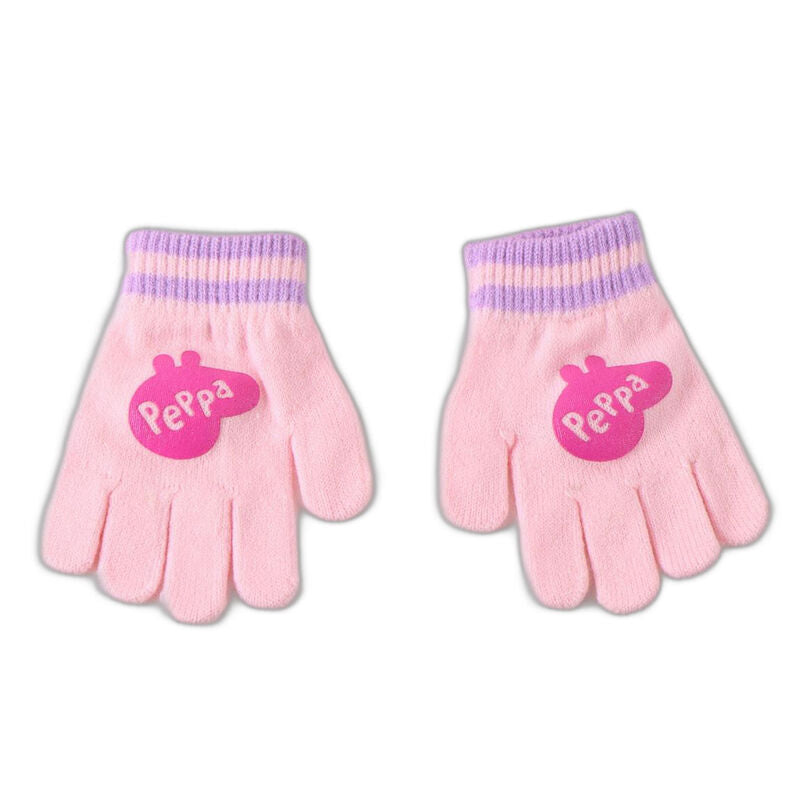 Conjunto gorro guantes bufanda Peppa Pig