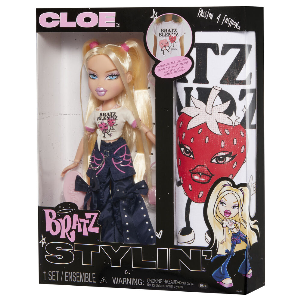 Muñeca Cloe + Camiseta Stylin Bratz Frikytopia