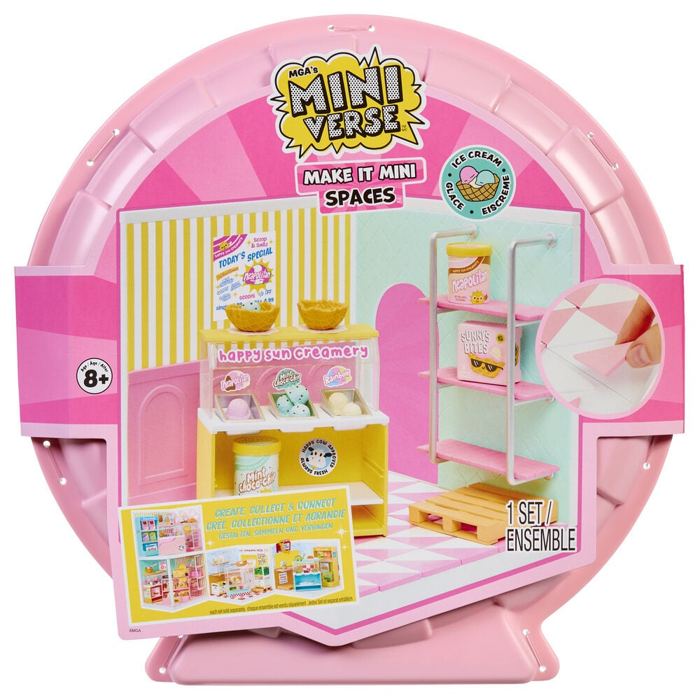 Playset Miniverse Make It Mini Spaces Heladeria Frikytopia