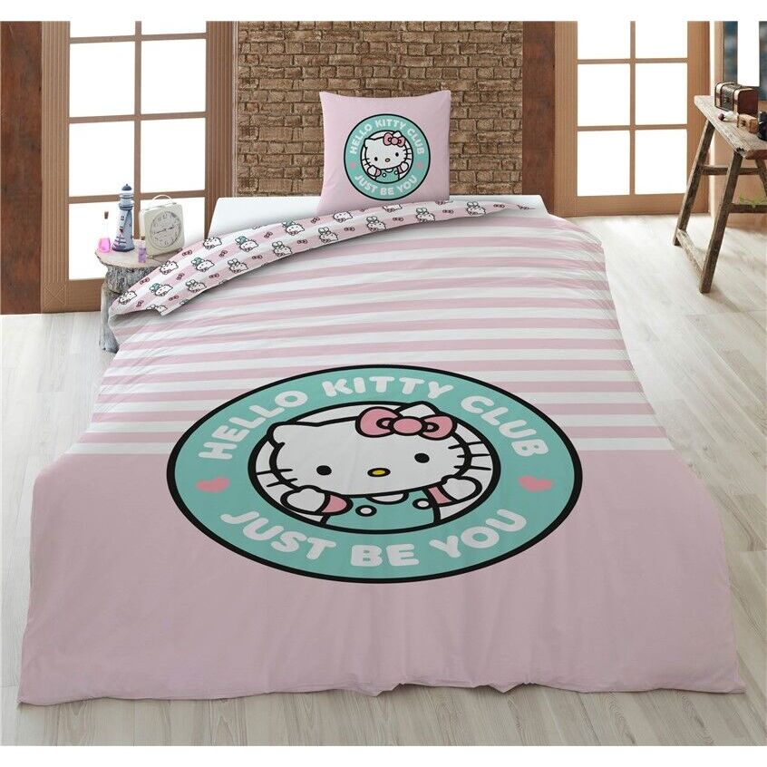 Funda nordica Hello Kitty cama 90cm policotton Frikytopia