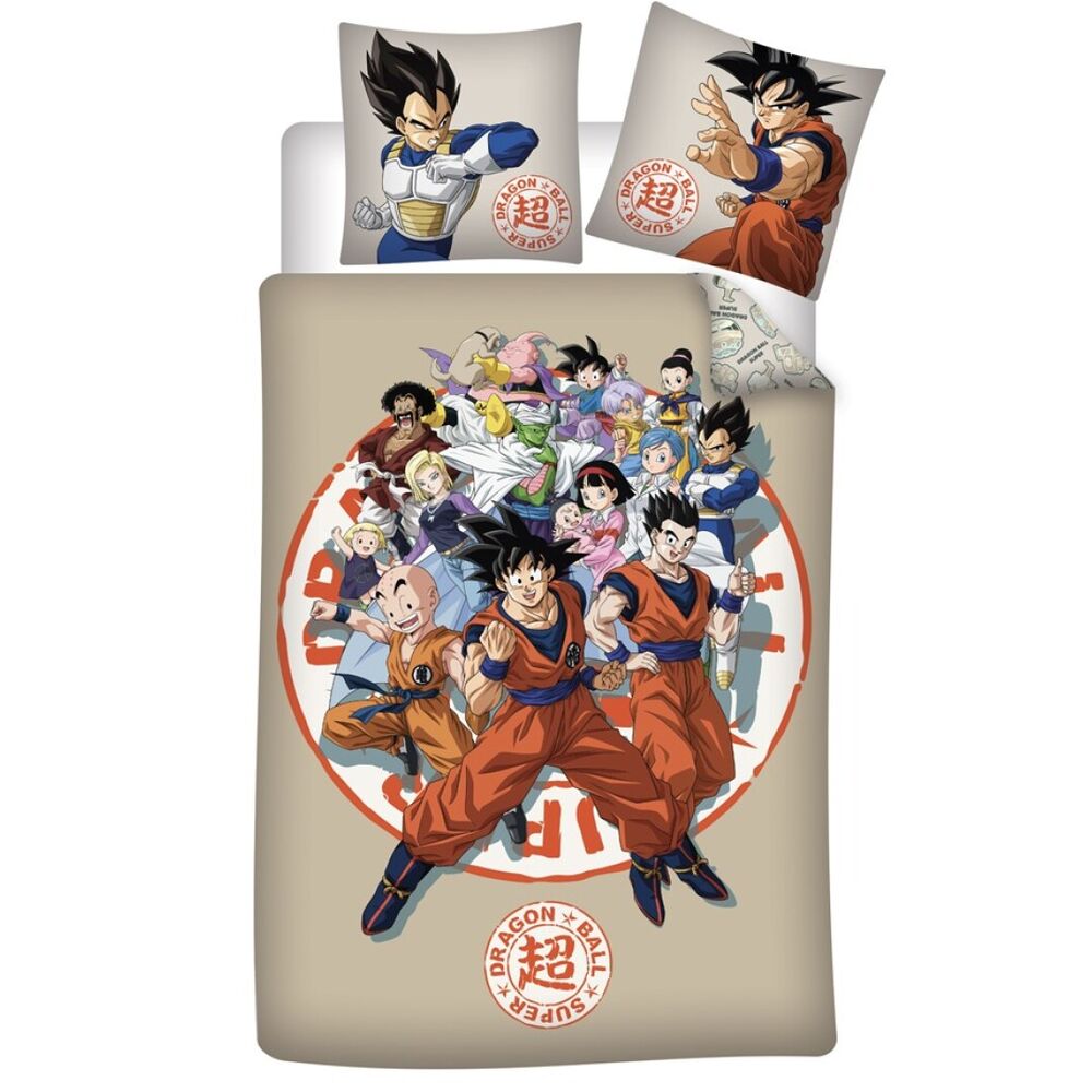 Funda nordica Dragon Ball cama 90cm algodon Frikytopia