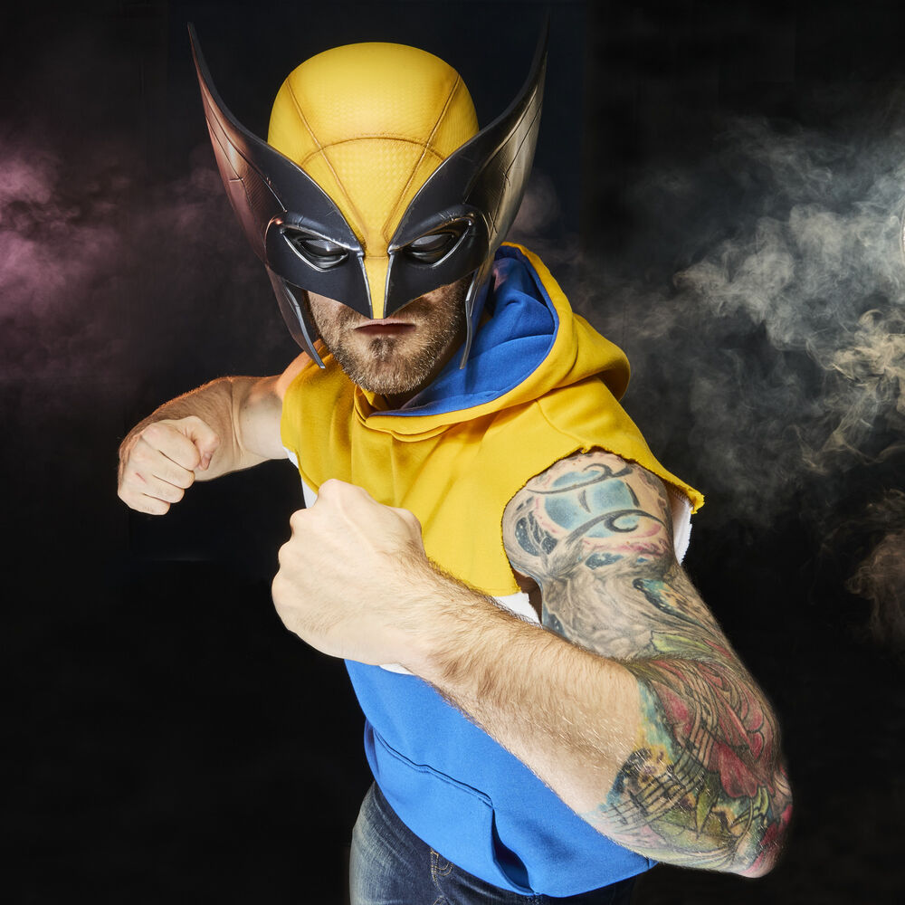Deadpool & Wolverine Máscara Roleplay Premium Wolverine