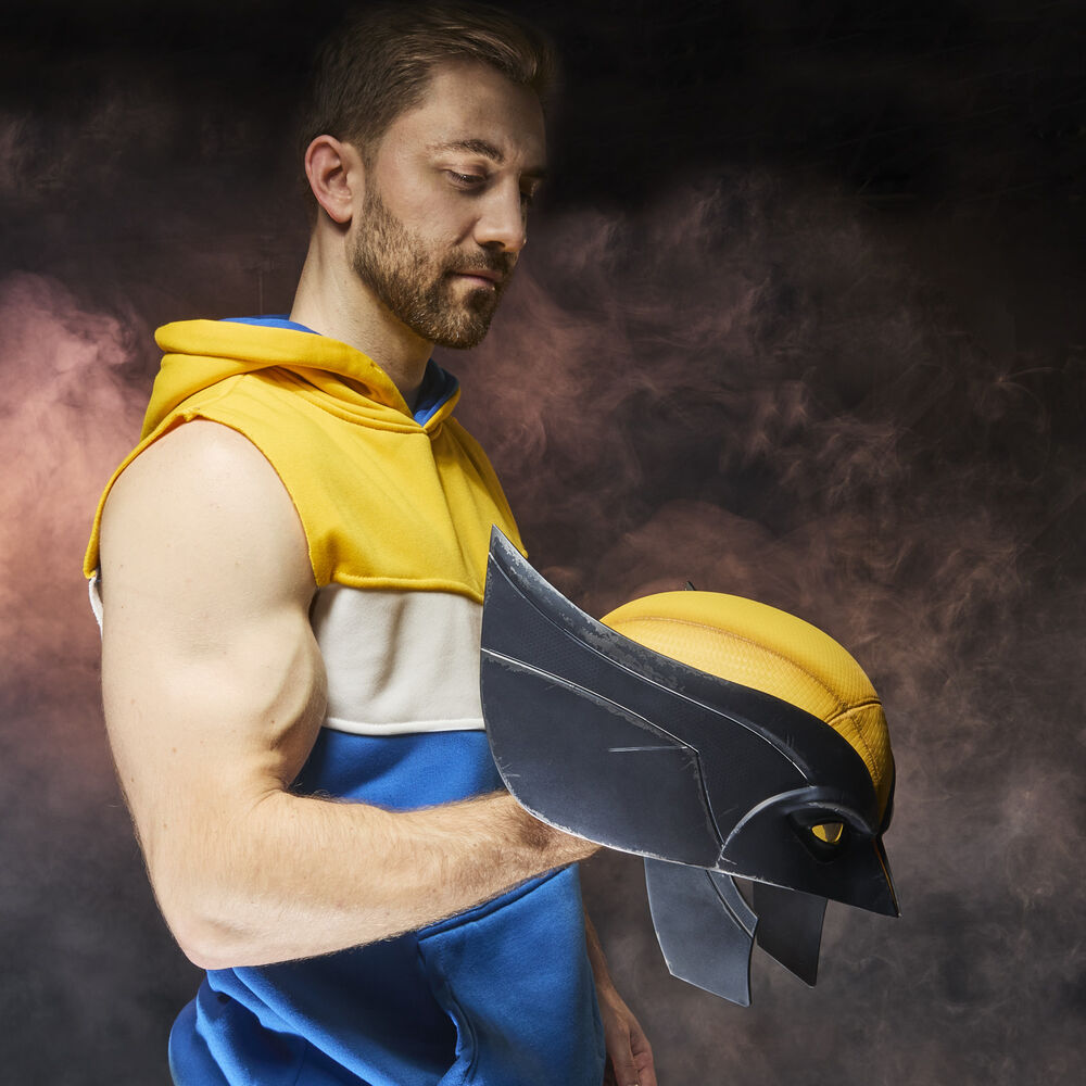 Deadpool & Wolverine Máscara Roleplay Premium Wolverine